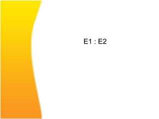E1 : E2
 