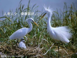 人老人少，健康就好。
 