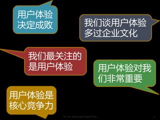 û
ɰ                     ̸û
                         ˾Ļ

  ע
  û                                û
                                       ǷǳҪ
û
ľ
        M. Lin, Samsung Design China            2
 