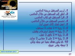 A.MARWA QNET: أسباب الفشل في التسويق الشبكي مع الحلول