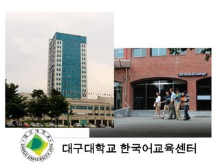 대구대학교 한국어교육센터
 