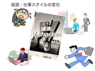 仮説：仕事スタイルの変化
 