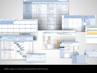 XAML styles to match published Microsoft themes.
 