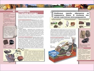 Осадочные     породы     образуются    на
поверхности Земли. В основном они
мягкие и достаточно легко разрушаются.
 