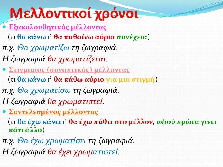Αποτέλεσμα εικόνας για μελλοντικοι χρονοι