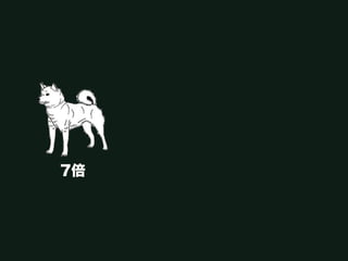 7倍
 