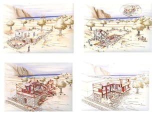 Με ποιες γειτονικές περιοχές έχουν επαφές οι Μινωίτες; 
Ποια προϊόντα εξάγουν; Τι εισάγουν; 
▲ Τι παριστάνει το χρυσό 
κόσμημα της εικόνας; 
 