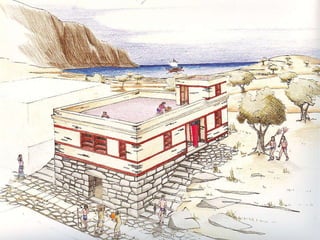 Ας φανταστούμε το κτίσιμο 
και τη ζωή μιας μινωικής οικίας… 
 