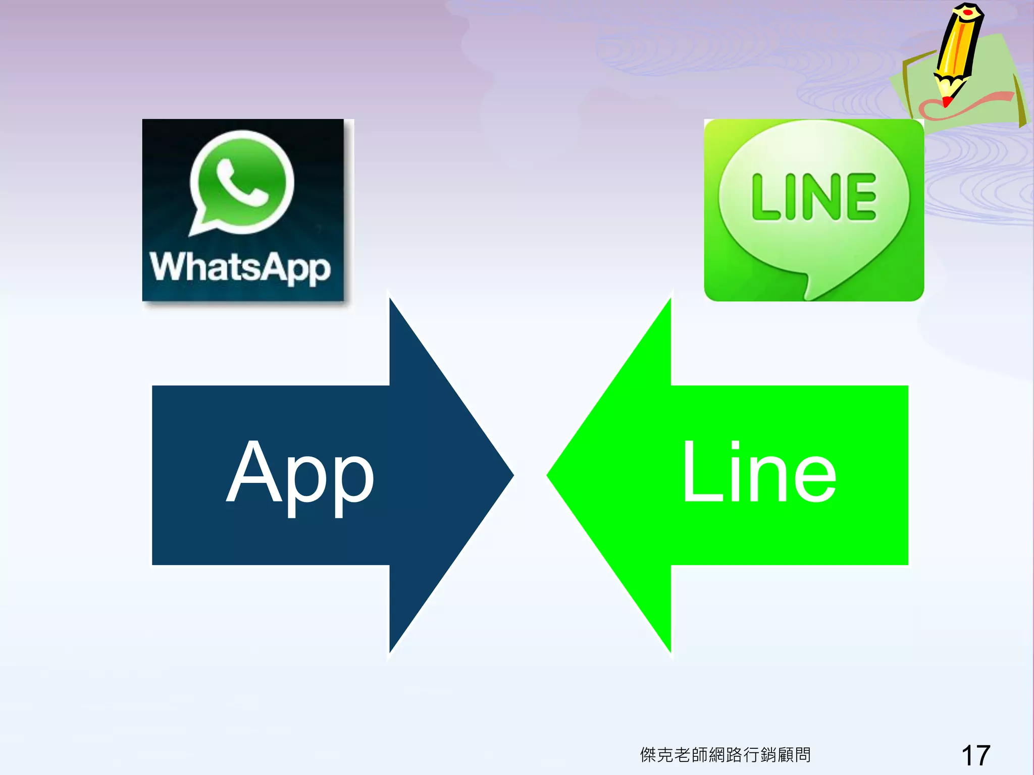 App     Line


      傑克老師網路行銷顧問   17
 