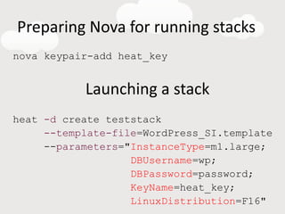 OpenStack Heat slides | PDF