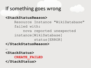 OpenStack Heat slides | PDF