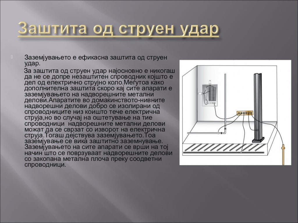 Опасност и заштита од струен удар