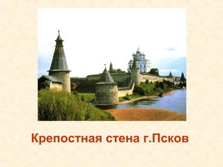 Крепостная стена г.Псков
 