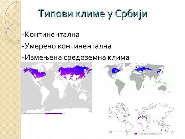 Клима Србије