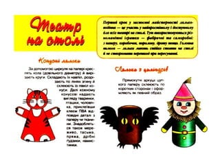 презентация театральна скринька