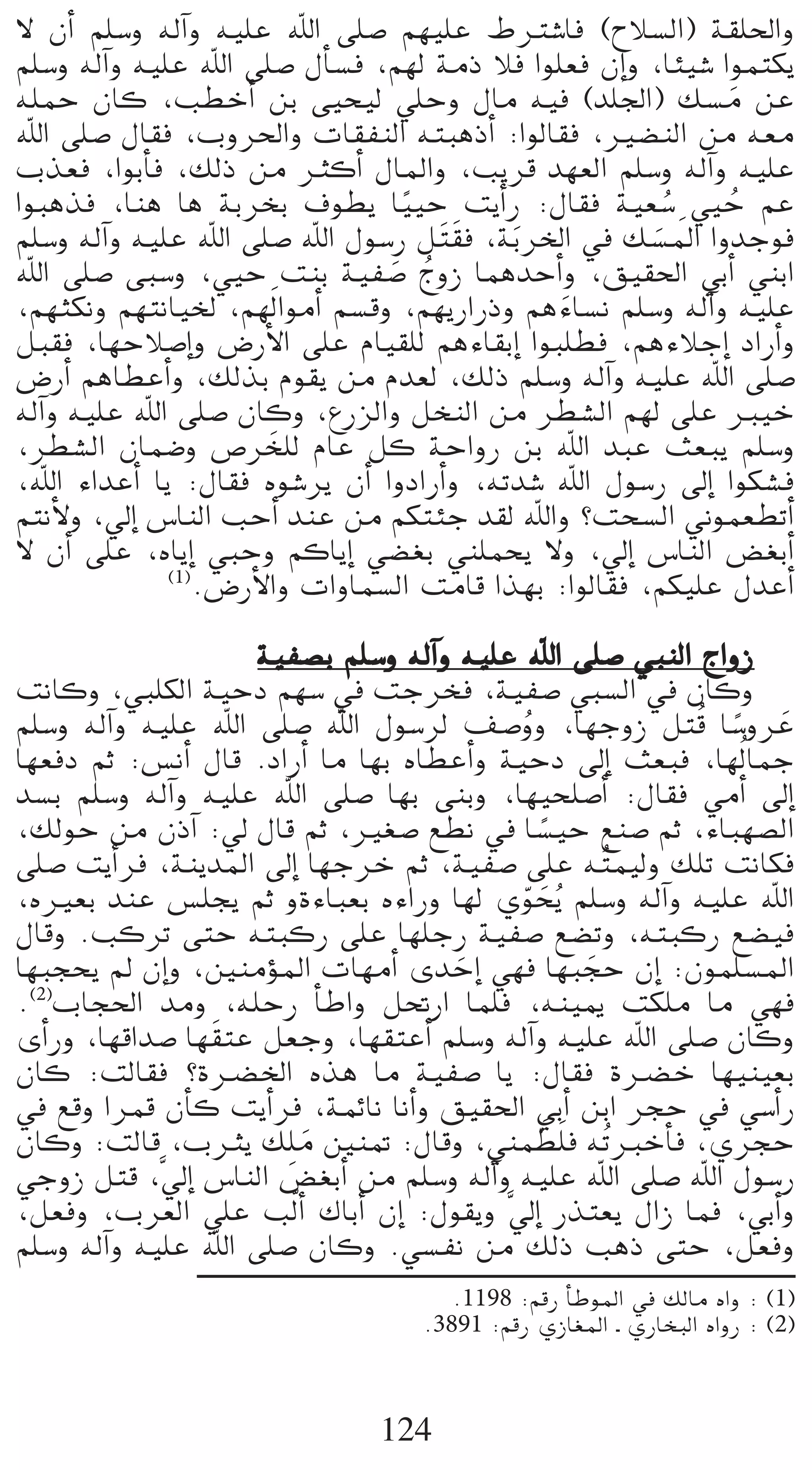 ’ ¿CG º∏°Sh ¬dBGh ¬«∏Y ˆG ≈∏°U º¡«∏Y •Î°TÉa (ìÓ°ùdG) á≤∏◊Gh
º∏°Sh ¬dBGh ¬«∏Y ˆG ≈∏°U ∫CÉ°ùa ,º¡d áeP Óa Gƒ∏©a ¿EGh ,ÉÄ«°T Gƒªàµj
¬∏ªM ¿Éc ,Ö£NCG øH ≈«ë«d »∏Mh ∫Ée ¬«a (ó∏÷G) ∂°ùe øY           n
ˆG ≈∏°U ∫É≤a ,Ühô◊Gh äÉ≤ØædG ¬àÑgPCG :GƒdÉ≤a ,Ò°†ædG øe ¬©e
Üò©a ,GƒHCÉa ,∂dP øe ÌcCG ∫ÉŸGh ,Öjôb ó¡©dG º∏°Sh ¬dBGh ¬«∏Y
GƒÑgòa ,Éæg Ég áHôîH ±ƒ£j É««M âjCGQ :∫É≤a á«©°S »«M ºY
                                   k                     o       o
                                                        n n
º∏°Sh ¬dBGh ¬«∏Y ˆG ≈∏°U ˆG ∫ƒ°SQ π nà n≤a ,áHn ôÿG ‘ ∂°ùŸG GhóLƒa
ˆG ≈∏°U ≈Ñ°Sh ,»«M âæH á«Ø°U êhR ÉªgóMCGh ,≥«≤◊G »HCG »æHG
                                  n o
,º¡ãµfh º¡àfÉ«ÿ ,º¡dn GƒeCG º°ùbh ,º¡jQGQPh ºgAÉ°ùf º∏°Sh ¬dBGh ¬«∏Y
                                                  n
πÑ≤a ,É¡MÓ°UEGh ¢VQC’G ≈∏Y ΩÉ«≤∏d ºgAÉ≤HEG GƒÑ∏£a ,ºgAÓLEG OGQCGh
¢VQCG ºgÉ£YCGh ,∂dòH Ωƒ≤j øe Ωó©d ,∂dP º∏°Sh ¬dBGh ¬«∏Y ˆG ≈∏°U
¬dBGh ¬«∏Y ˆG ≈∏°U ¿Éch ,´QõdGh πîædG øe ô£°ûdG º¡d ≈∏Y È«N
,ô£°ûdG ¿Éª°Vh ¢Uôî∏d ΩÉY πc áMGhQ øH ˆG óÑY å©Ñj º∏°Sh
                        n
,ˆG AGóYCG Éj :∫É≤a √ƒ°Tôj ¿CG GhOGQCGh ,¬Jó°T ˆG ∫ƒ°SQ ¤EG Gƒµ°ûa
ºàfC’h ,‹EG ¢SÉædG ÖMCG óæY øe ºµàÄL ó≤d ˆGh ?âë°ùdG Êƒª©£JCG
’ ¿CG ≈∏Y ,√ÉjEG »ÑMh ºcÉjEG »°†¨H »æ∏ªëj ’h ,‹EG ¢SÉædG ¢†¨HCG
               (1)
                  .¢VQC’Gh äGhÉª°ùdG âeÉb Gò¡H :GƒdÉ≤a ,ºµ«∏Y ∫óYCG

                      á«Ø°üH º∏°Sh ¬dBGh ¬«∏Y ˆG ≈∏°U »ÑædG êGhR
âfÉch ,»Ñ∏µdG á«MO º¡°S ‘ âLôîa ,á«Ø°U »Ñ°ùdG ‘ ¿Éch
º∏°Sh ¬dBGh ¬«∏Y ˆG ≈∏°U ˆG ∫ƒ°Sôd ∞°Uhh ,É¡LhR πàbo É°ShôY
                                               o               k n
É¡©aO ºK :¢ùfCG ∫Éb .OGQCG Ée É¡H √É£YCGh á«MO ¤EG å©Ña ,É¡do ÉªL
ó°ùH º∏°Sh ¬dBGh ¬«∏Y ˆG ≈∏°U É¡H ≈æHh ,É¡«ë∏°UCG :∫É≤a »eCG ¤EG
,∂dƒM øe ¿PBG :‹ ∫Éb ºK ,Ò¨°U ™£f ‘ É°ù«M ™æ°U ºK ,AÉÑ¡°üdG
                                                  k
≈∏°U âjCGôa ,áæjóŸG ¤EG É¡LôN ºK ,á«Ø°U ≈∏Y ¬ oàª«dh ∂∏J âfÉµa
,√Ò©H óæY ¢ù∏éj ºK hIAÉÑ©H √AGQh É¡d …ƒëjo º∏°Sh ¬dBGh ¬«∏Y ˆG
                                              q n
∫Ébh .ÖcôJ ≈àM ¬àÑcQ ≈∏Y É¡∏L pQ á«Ø°U ™°†Jh ,¬àÑcQ ™°†«a
É¡Ñéëj ⁄ ¿EGh ,ÚæeDƒŸG äÉ¡eCG ióMEG »¡a É¡ÑéM ¿EG :¿ƒª∏°ùŸG
                                                      n
.(2)ÜÉé◊G óeh ,¬∏MQ CÉWGh π–QG Éª∏a ,¬æ«Á âµ∏e Ée »¡a
iCGQh ,É¡bGó°U É¡ n≤àY π©Lh ,É¡≤àYCG º∏°Sh ¬dBGh ¬«∏Y ˆG ≈∏°U ¿Éch
¿Éc :âdÉ≤a ?Iö†ÿG √òg Ée á«Ø°U Éj :∫É≤a Iö†N É¡«æ«©H
‘ ™bh Gôªb ¿CÉc âjCGôa ,áªFÉf ÉfCGh ≥«≤◊G »HCG øHG ôéM ‘ »°SCGQ
                                                    n
¿Éch :âdÉb ,ÜÌj ∂∏p e Úæ“ :∫Ébh ,»æª£∏n a ¬oJÈNCÉa ,…ôéM
                         n
»LhR πàb ,s‹EG ¢SÉædG ¢†¨HCG øe �º∏°Sh ¬dBGh ¬«∏Y ˆG ≈∏°U ˆG ∫ƒ°SQ
,π©ah ,Üô©dG »∏Y Ödq CG ∑ÉHCG ¿EG :∫ƒ≤jh s‹EG Qòà©j ∫GR Éªa ,»HCGh
º∏°Sh ¬dBGh ¬«∏Y ˆG ≈∏°U ¿Éch .»°ùØf øe ∂dP ÖgP ≈àM ,π©ah
                                      .1198 :ºbQ CÉWƒŸG ‘ ∂dÉe √Gh : (1)
                                   .3891 :ºbQ …RÉ¨ŸG ` …QÉîÑdG √GhQ : (2)



                               124
 