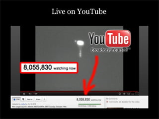 Live on YouTube
 