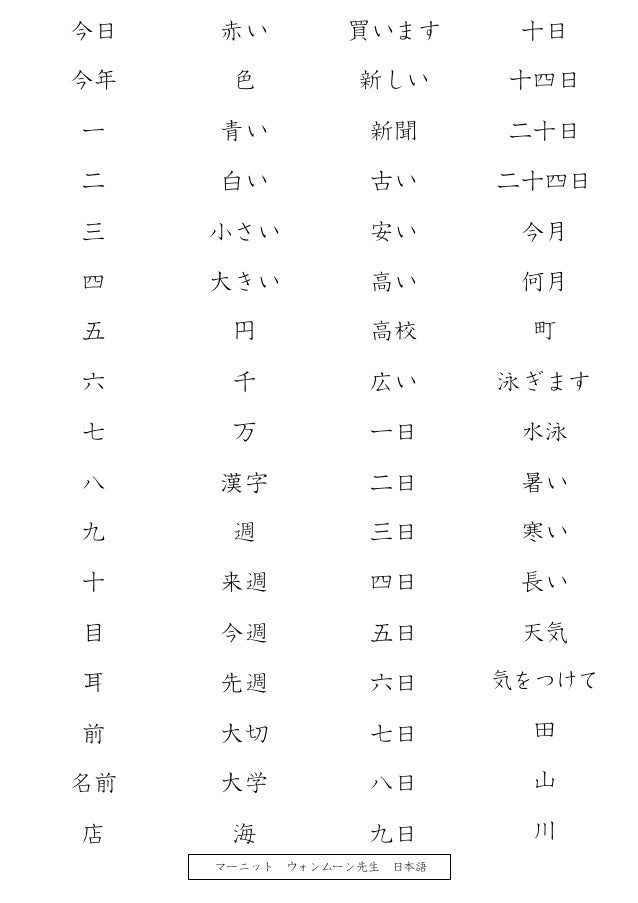 漢字