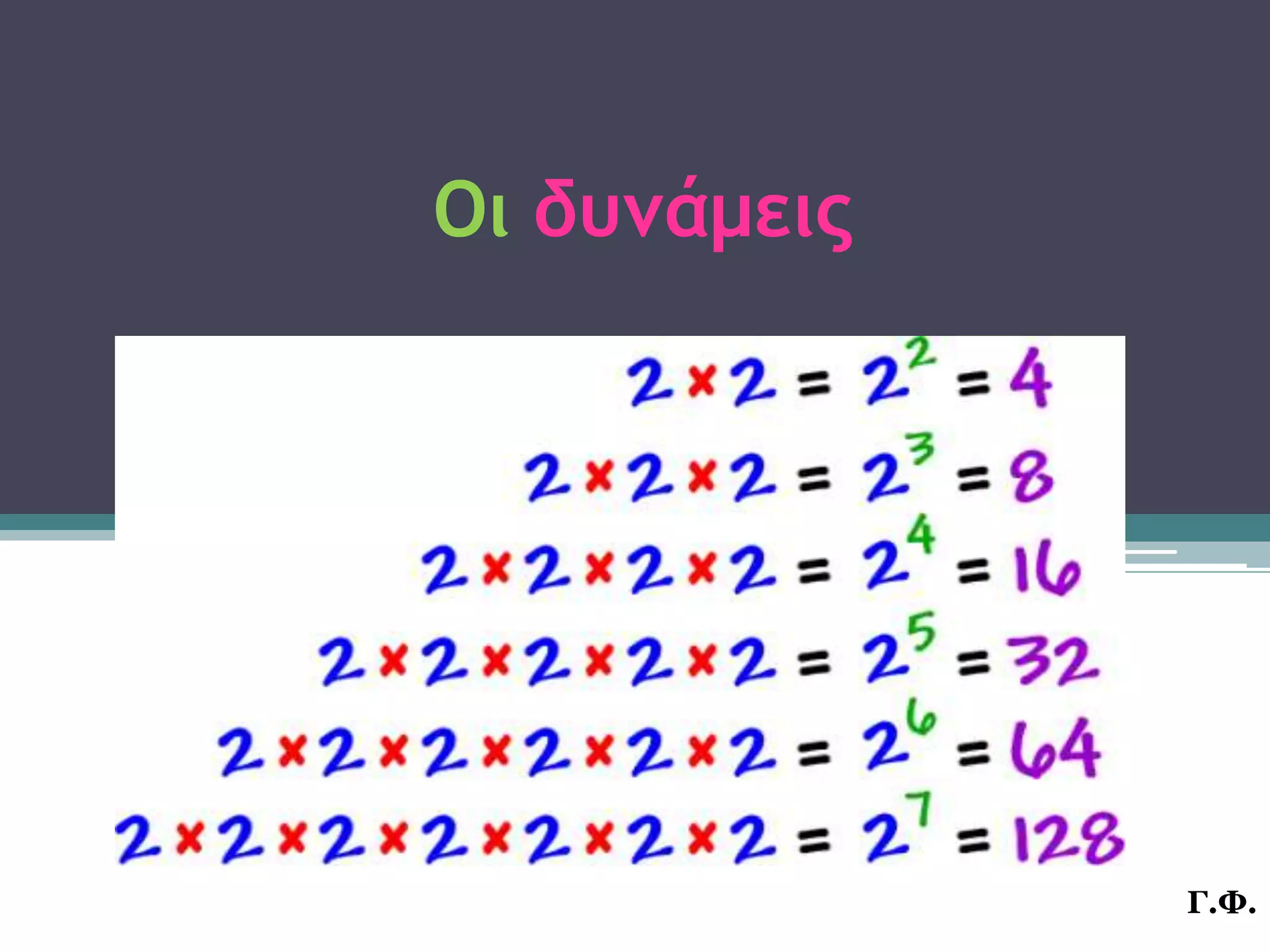 Οι δυνάμεις




              Γ.Φ.
 