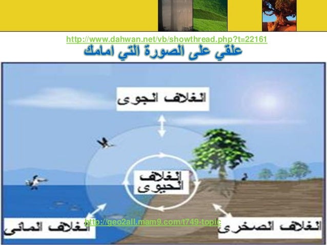بحث عن مكونات الغلاف الحيوي واهميته