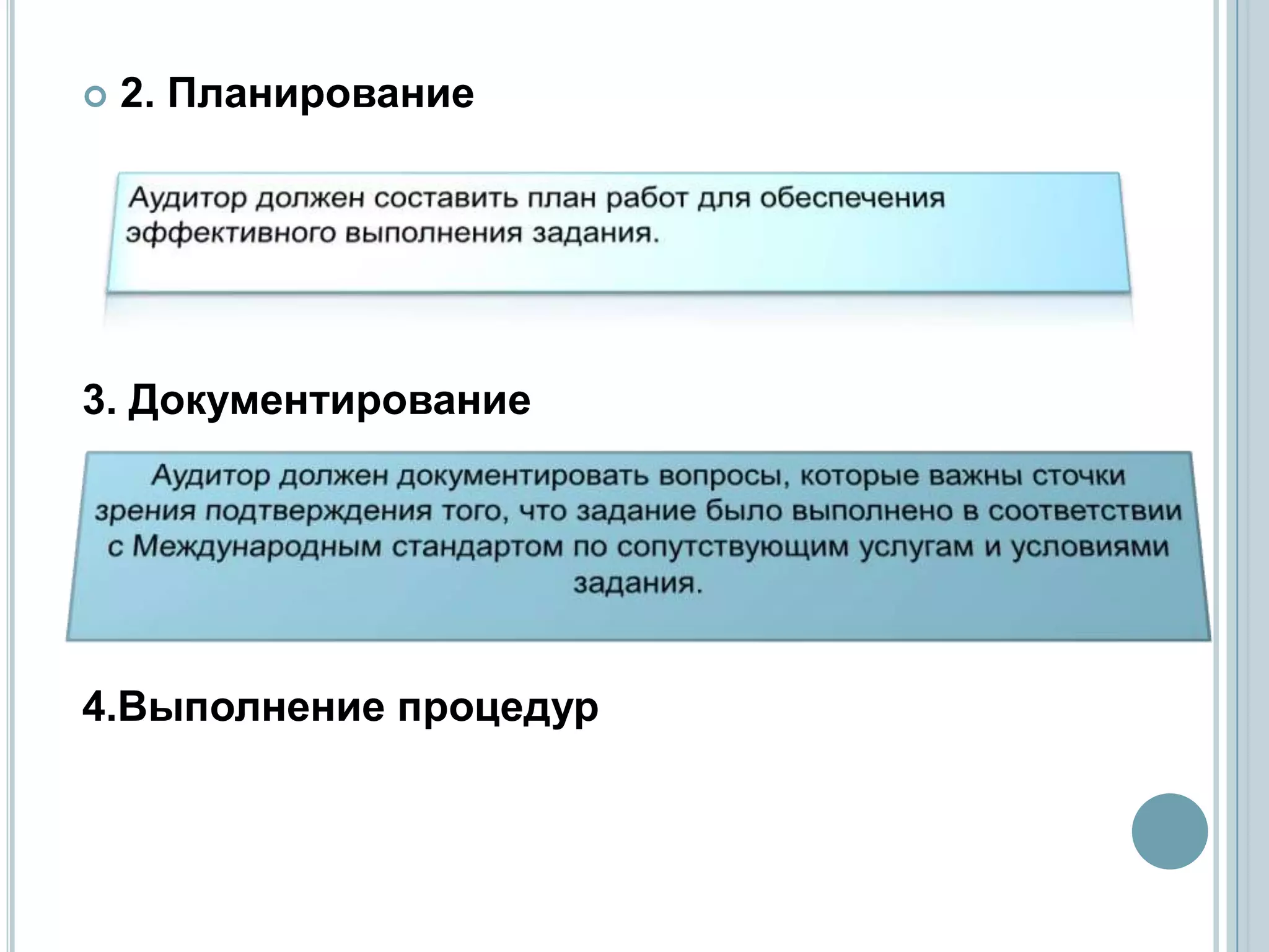    2. Планирование




3. Документирование




4.Выполнение процедур
 