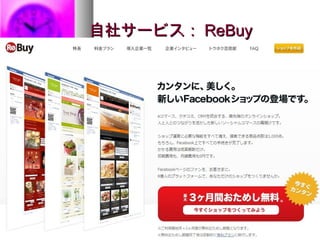 自社サービス： ReBuy
 