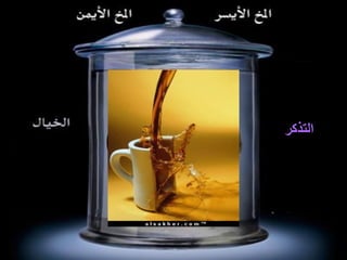 ‫الجشتالت‬
‫ادراك االشياء‬                                     ‫التذكر‬
‫الناقصة على‬
 ‫انها كاملة‬




 ‫الخريطة الذهنية إعداد المشرفة التربوية: وفــاء‬            ‫53‬
               ‫الوذينــاني 8241هـ‬
 