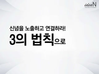 청년사회적기업네트워크행사 강의자료 아이딘