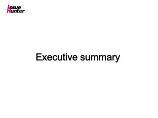 Executive summary
 