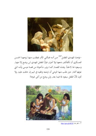 ‫-إمخػ ػػ, وٞنه ػ ػ و طلػ ػػل742 ػ ػػن ػ ػ فزبختػ ػػي وألـ, فيطيػ ػػب هػ ػػا ز هػ ػػا وٜنصػ ػػن‬
                                          ‫َّ‬
‫و عصػػختر ف تختلختػػع د عهػػا ة ٓن ػ ف, ف ػ ف و طلػػل وٞنه ػ ػػن إرضػػحل أة ه ػا,‬
   ‫سػػيعظد ٟنػػا ةح ػاً. ػػ,ق و ص ػ , كسػػا نػػرى, ػػأخظذ, ػػن قص ػ ظسػػى ػ و ػ‬
‫نعرفها كي ا, حٌن طيػب هػا و ػظحي ف ترضػع تي يػ و ػيم أف خافػت اييػ , ة‬
                         ‫ٓن ف ألف و طلل سيعظد ٟنا فيسا اع , ن إرضحل ن ن ى غًن ا!‬    ‫َّ‬




                                                                 ‫742 - أٔظغ ٕ٘ب: 2‪http://goo.gl/eK3I‬‬


                                            ‫421‬
 