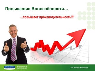 Повышение Вовлечѐнности…
     …повышает производительность!!!




                                 The Healthy Workplace
 