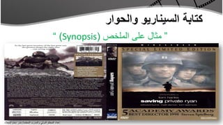 ‫” مثال على الملخص (‪“ )Synopsis‬‬




‫إعداد المحكم الدولي والمدرب المعتمد/ بندر دحام المجالد‬
 