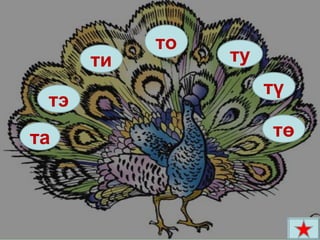 то
      ти        ту
                     тү
 тэ
та                   тө
 
