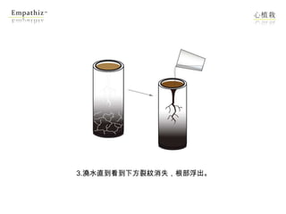 3.澆水直到看到下方裂紋消失，根部浮出。
 