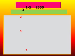 1-5   2550
    3

3




4




        5
 