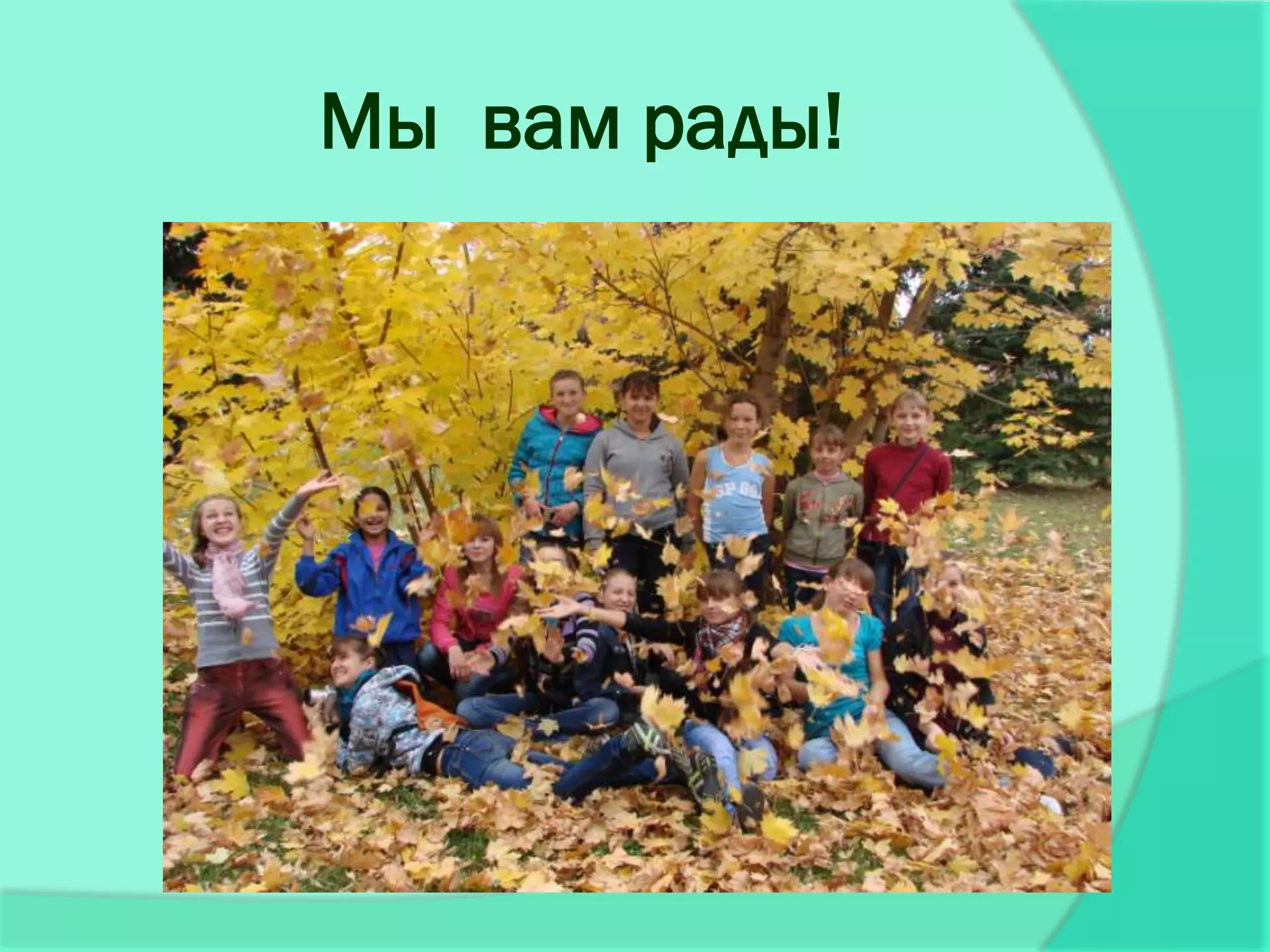 Мы вам рады!
 