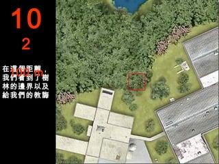 10
  2
在這個距離，
 100 m
我們看到了樹
林的邊界以及
給我們的教誨
 