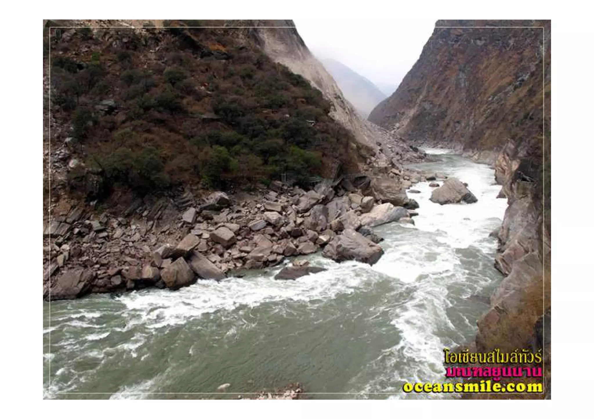 ต)นกําเนิดแมน้ําแยงซีเกียง มณฑลชิงไห ในเขตที่ราบสูงทิเบต ประเทศจีน
 