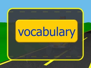 vocabulary
 