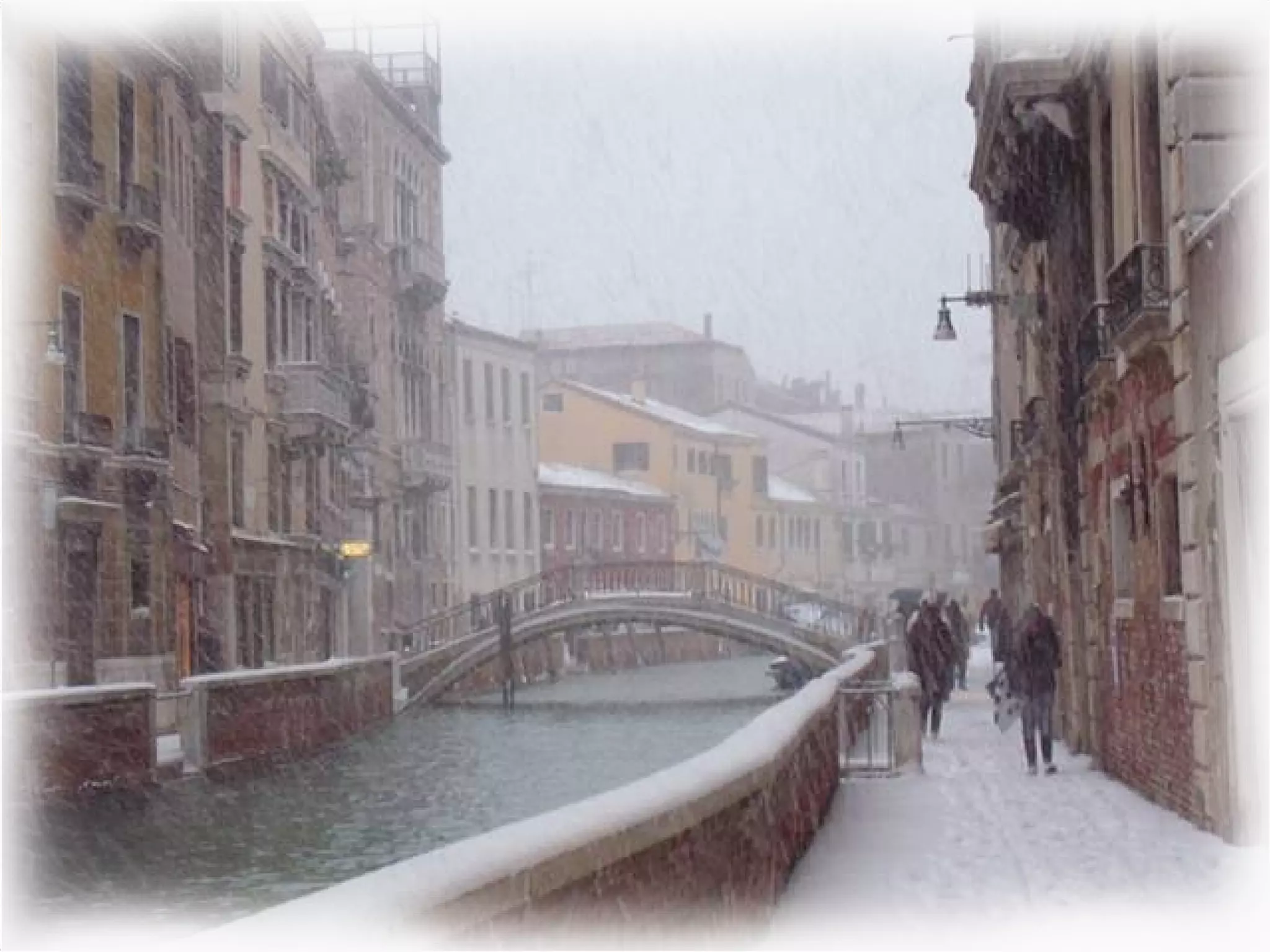 венеция под снегом