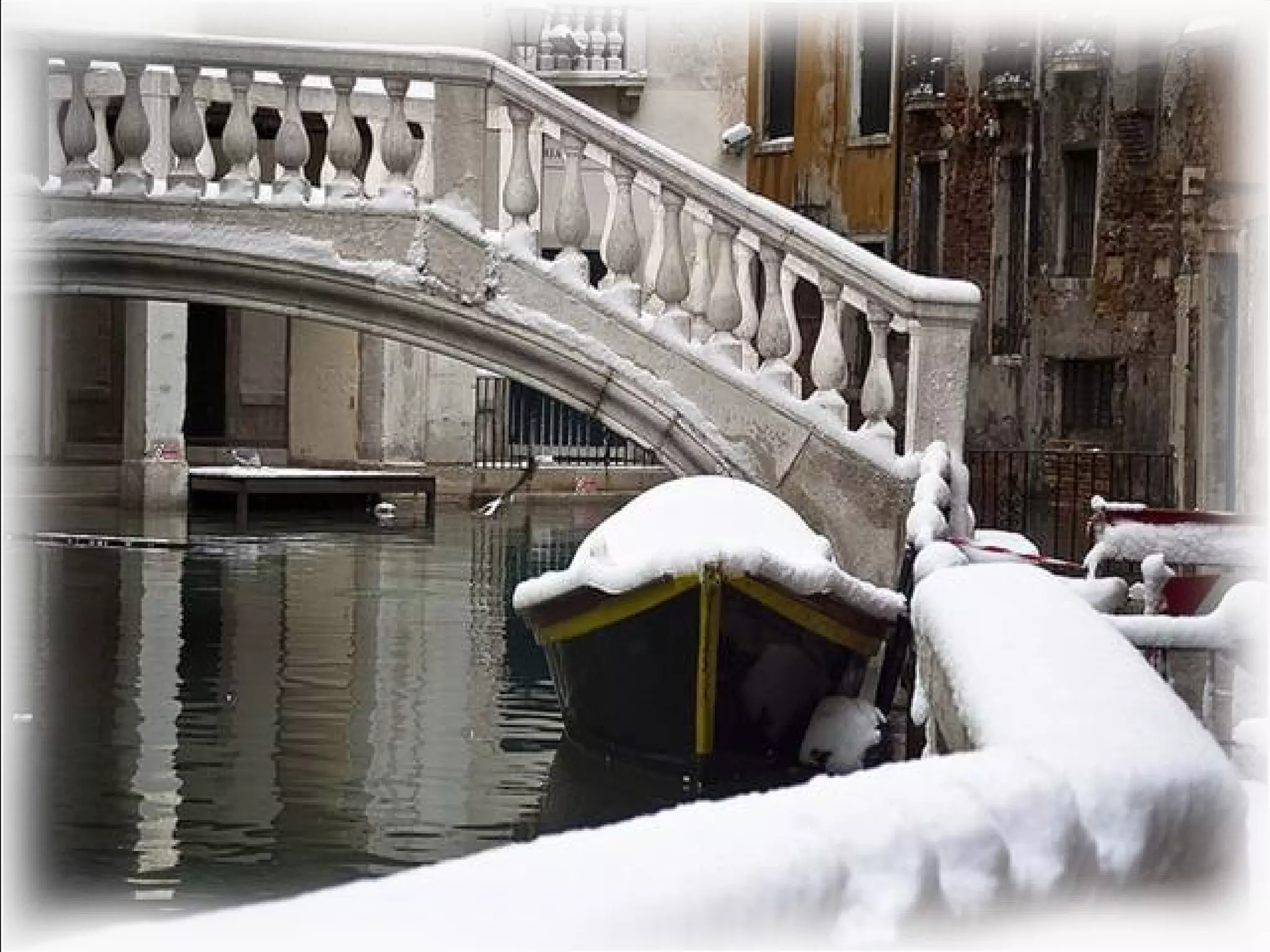 венеция под снегом