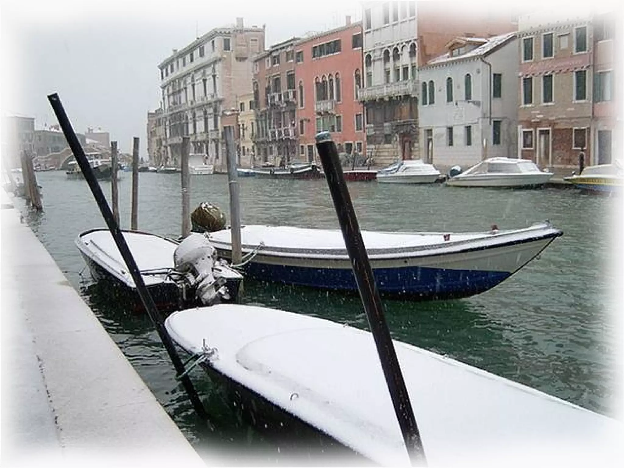 венеция под снегом