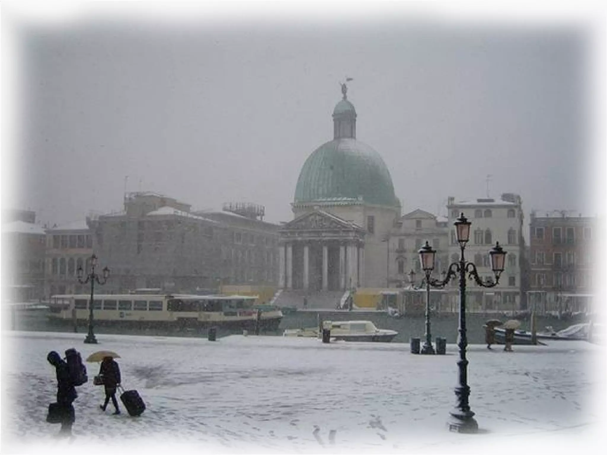венеция под снегом