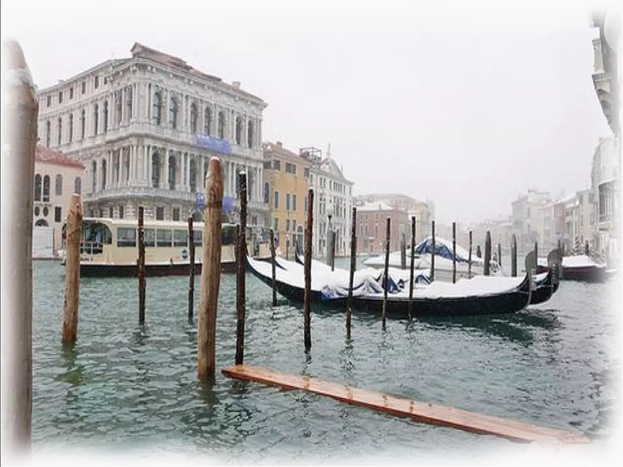 венеция под снегом