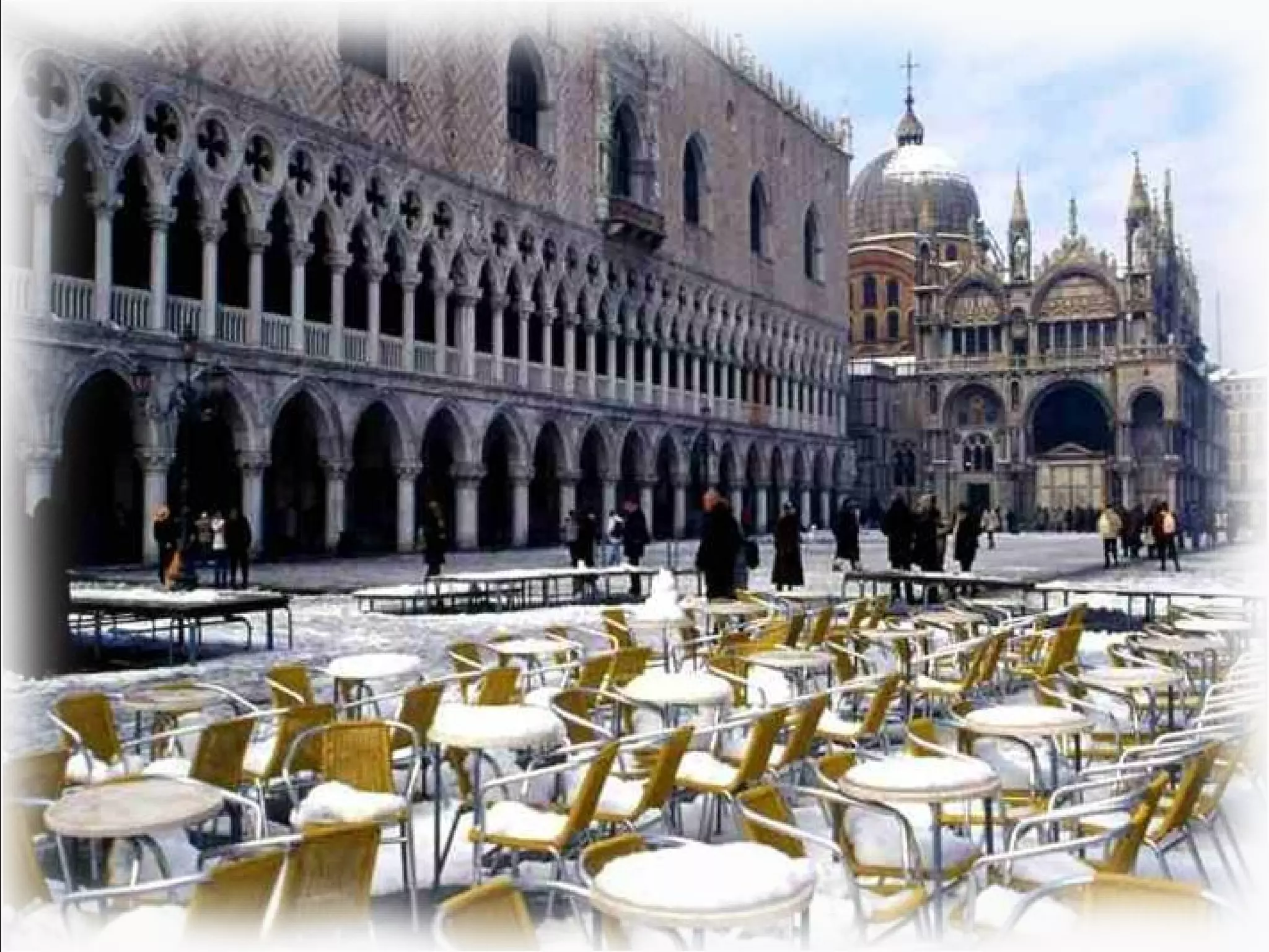 венеция под снегом