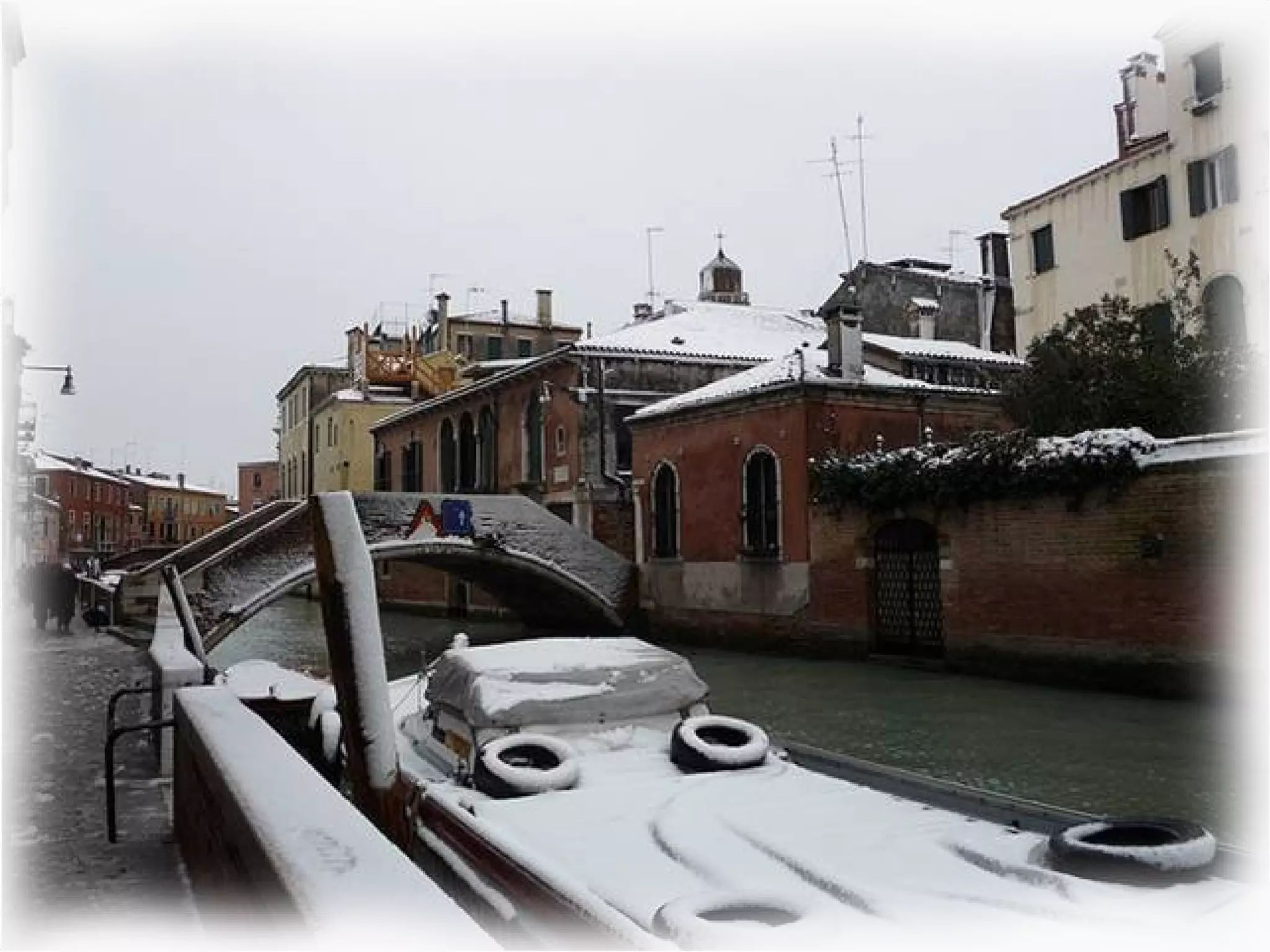 венеция под снегом