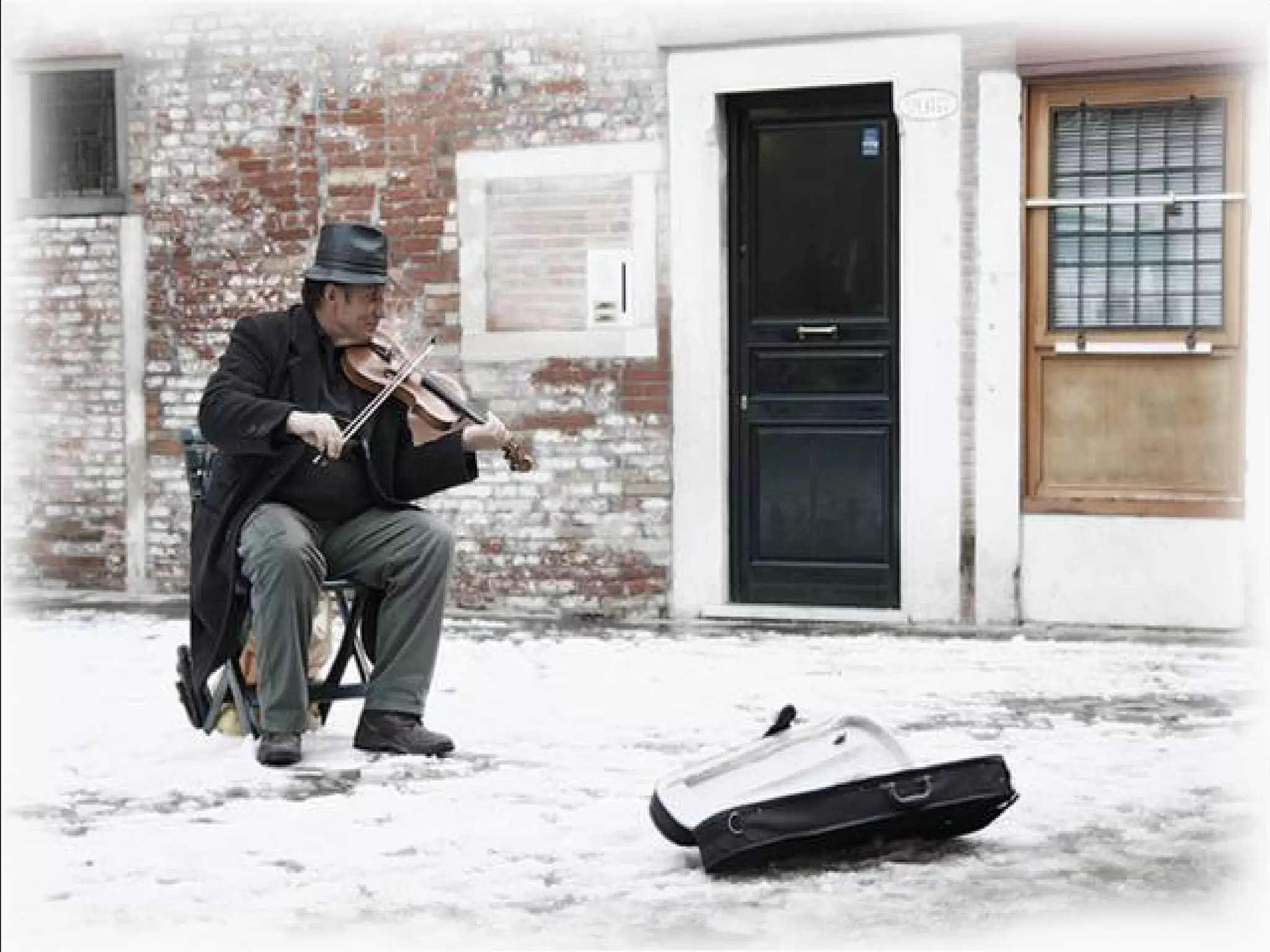 венеция под снегом