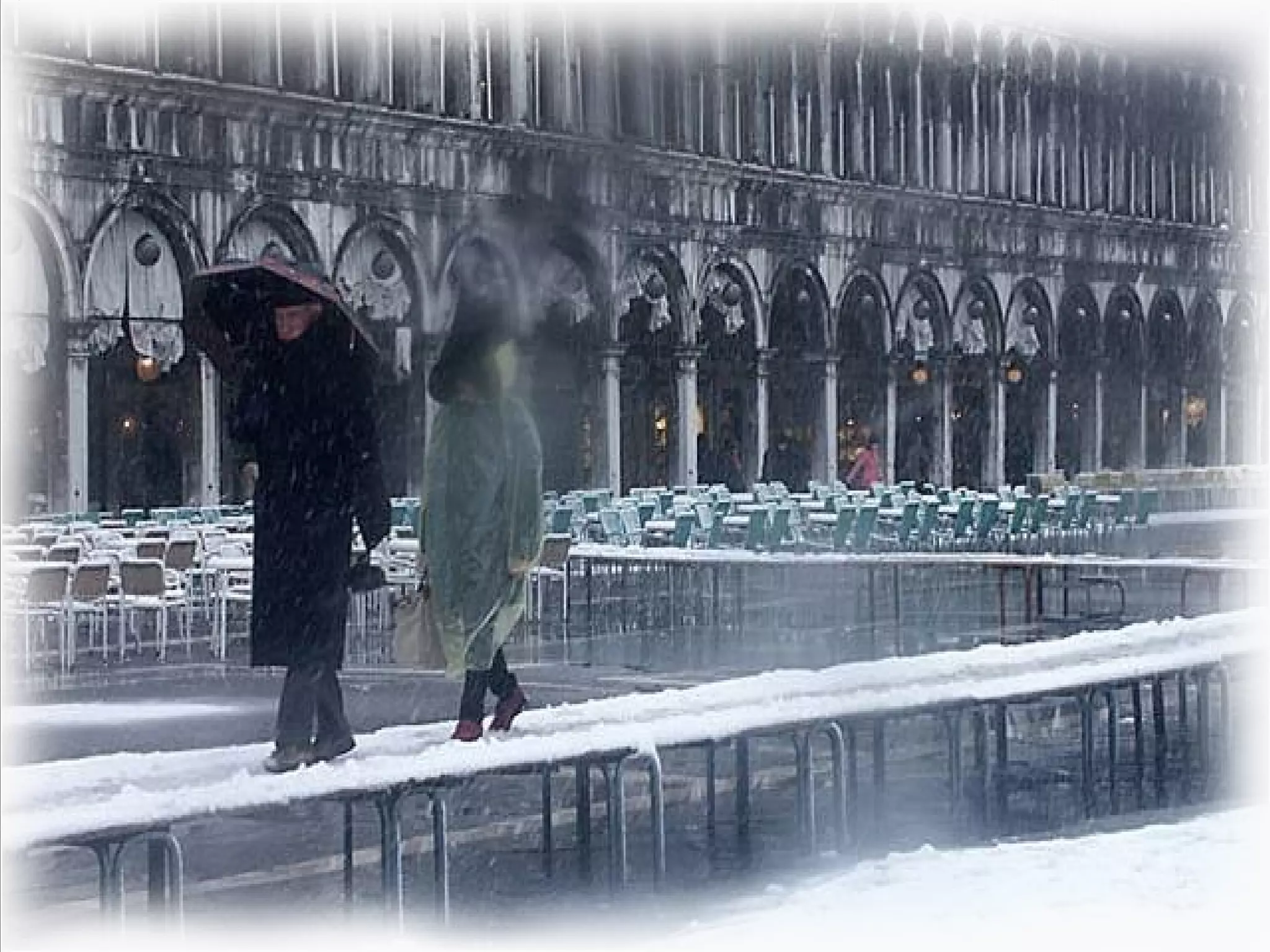 венеция под снегом