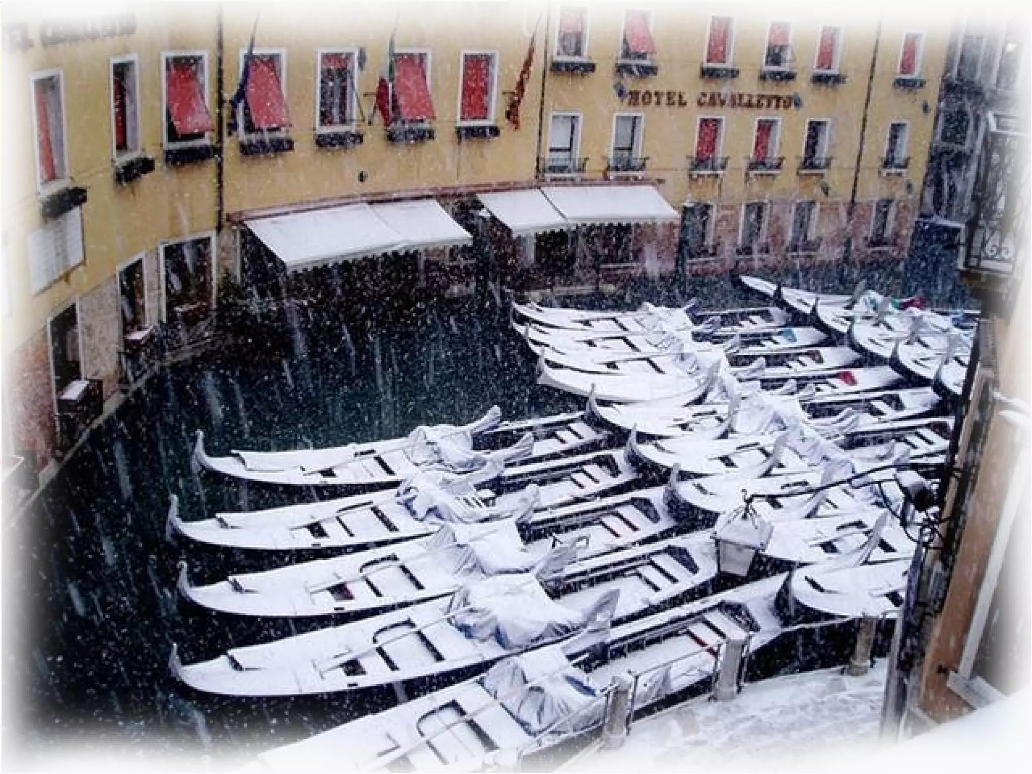 венеция под снегом