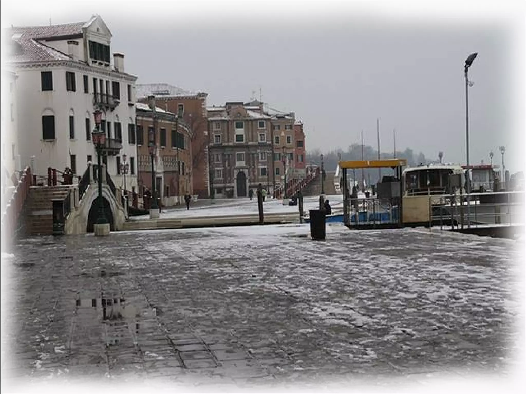 венеция под снегом